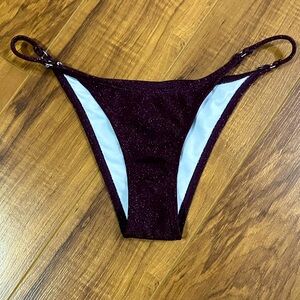 *🧡3/20$*Purple & Silver Glitter Bikini Bottoms